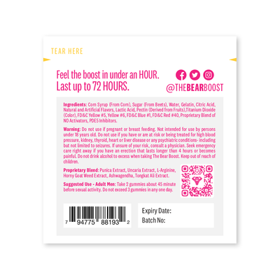 One Nighter - 2 Mixed Fruit Chewable Gummy Bears